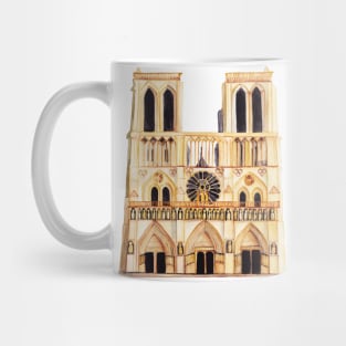 Watercolor - Notre Dame de Paris Mug